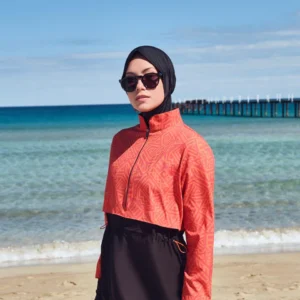 Premium 4-Piece Modest Burkini Set – UPF 50+ Sun Protection & Quick-Dry Comfort